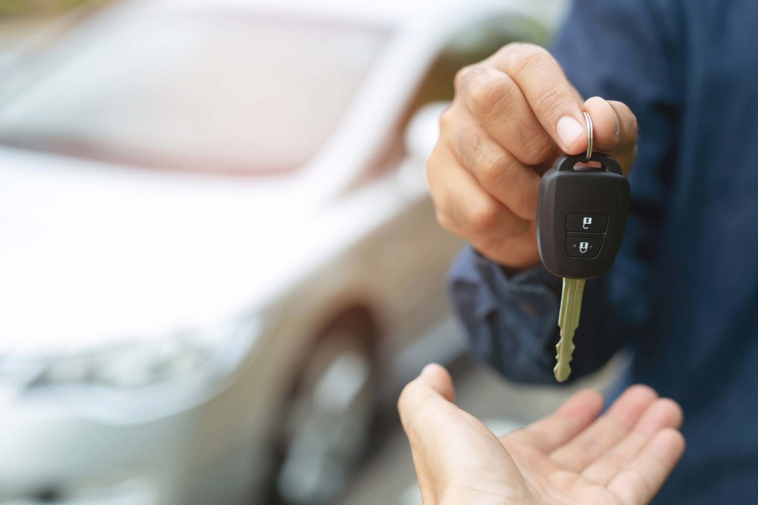 Photo of a car key